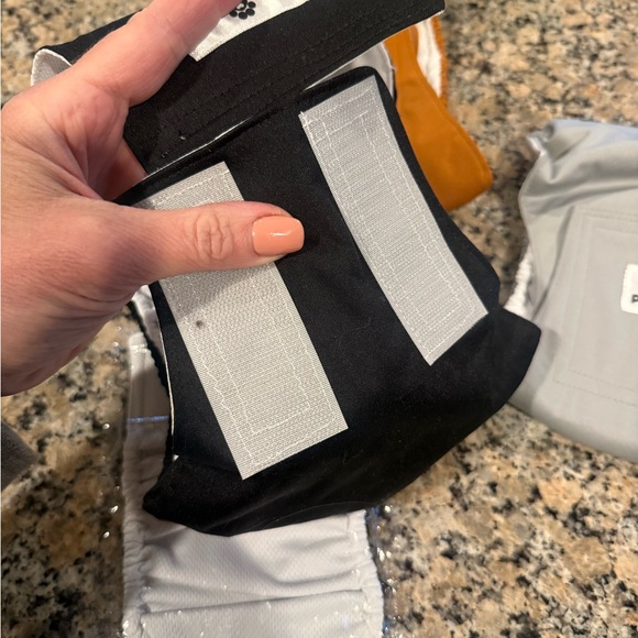 Pet Parents Washable Dog Diapers Size M – 3 Pack + Inserts | Black Gray Brown - Picture 6 of 9